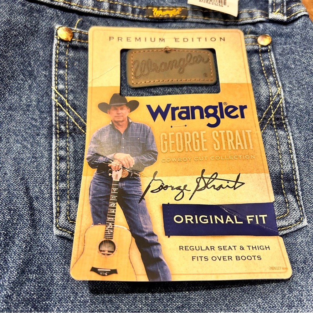 Wrangler George Strait boot cut collection men’s size 38/38 new - Picture 3 of 4